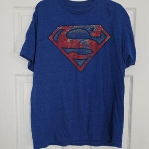 DC Comics Blue Superman Short Sleeve Tee